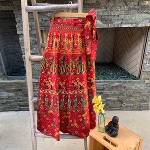 ✨VINTAGE BOHO INDIA GYPSY MANDALA LONG WRA…